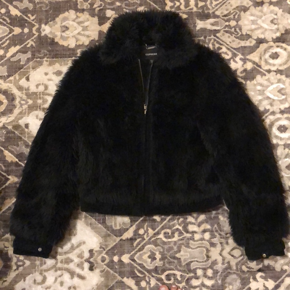 Black Fur Coat